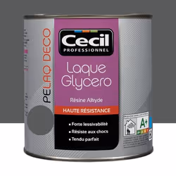 Peinture laque CÉCIL PELAQ DECO Brillant Gris ardoise 05 L