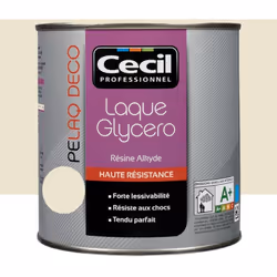 La Peinture laque CÉCIL PELAQ DECO Brillant Fleur de coton est une peinture de finition glycéro à base de résine alkyde, idéa ...