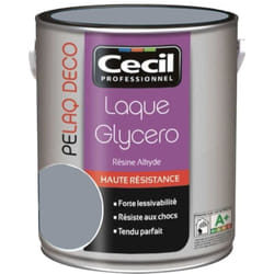 Peinture laque cécil pelaq deco Satin Gris acier 2,5 l