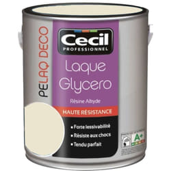 Peinture laque CÉCIL PELAQ DECO Satin Fleur de coton 2,5 L