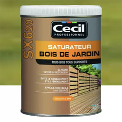Cecil - Saturateur Bois de jardin SX620 Vert autoclave 1 l