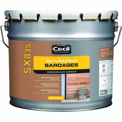 Saturateur Bardage bois CECIL SX835, Ce produit est une nouveauté, il vient en remplacement du saturateur SX602 de Cecil. Ce ...