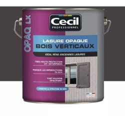 Lasure opaque Cécil OPAQ LX Ardoise 1 L