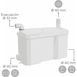 Trituratore pompa acque grigie SFA Watersan 20 ad uso intensivo