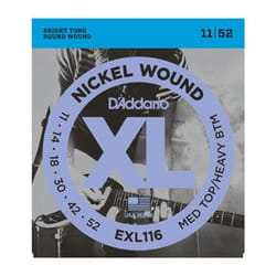 D'Addario EXL116 corde d'instrument de musique Electrique 6 pièce(s) Acier Guitare