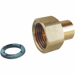 SOMATHERM FOR YOU - B659-12 - Raccord 2 pièces à souder pour GAZ NATUREL - Cuivre Ø12 - Ecr.tournant F15/21 - Pour le raccord ...