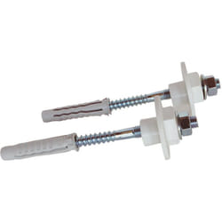2 fixations lavabo paroi pleine rondelle excentr. 10x100