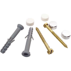 Ayor - Fixations pour cuvette de wc 8x60mm - lot de 2