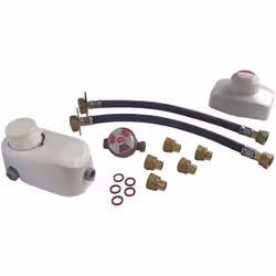 SOMATHERM FOR YOU - B14660 - Ensemble détendeur 1.3 Kg/h + inverseur avec lyres pour raccorder 2 bouteilles PROPANE - MM 20/1 ...