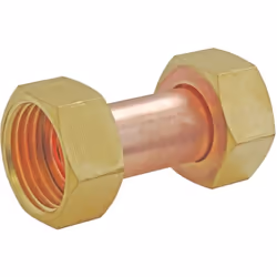 SOMATHERM FOR YOU - Raccord 2 Ecrous laiton douille cuivre 15x21 15x21 A PROPOS DE L'ARTICLE Avec écrou à joint plat et Racco ...