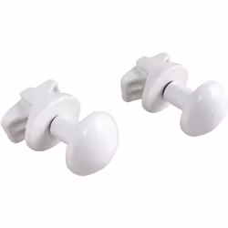 SOMATHERM FOR YOU - B21810B - Patères O pour sèche serviette Blanche - pour tube Rond à visser A PROPOS DE L'ARTICLE Lot de 2 ...