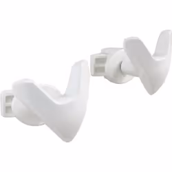 SOMATHERM FOR YOU - B21814B - Patères V pour sèche serviette Blanche - pour tube Rond à visser A PROPOS DE L'ARTICLE Lot de 2 ...