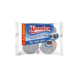 Spontex - ponge végétale grattante 2flash 3180