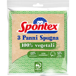 Spontex 3384122000900 Chiffon de nettoyage Cellulose, PP cotton Multicolore 3 pièce(s)