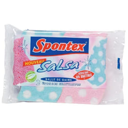 Spontex - 2 Eponges Salle de Bain Salsa Power