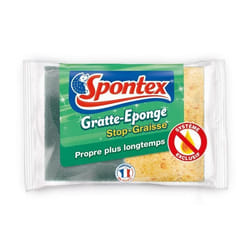 Spontex - 2 Gratte-Eponge Stop-Graisse