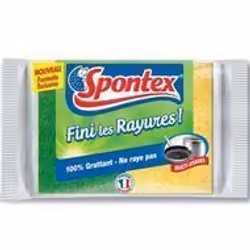 Eponges fini les rayures x 2 Spontex