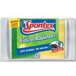 Eponges fini les rayures x 2 Spontex