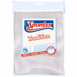 Spontex 19161008, Coton, Blanc, 60 °C, 1 pièce(s), Sac en plastique