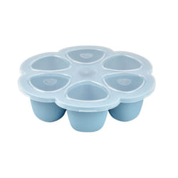 BEABA Silikonbehälter 6x90 ml Bleu