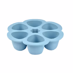 BEABA Silikonbehälter 6x90 ml Bleu