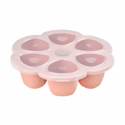 BEABA 912615, contenant, Rose, Silicium, 150 ml, Couvercle amovible