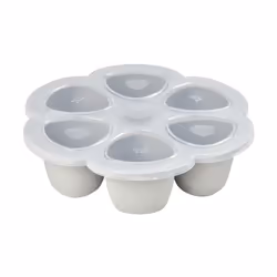 BEABA MULTIPORTIONS SILICONE, contenant, Gris, 150 ml, Couvercle amovible, 1 pièce(s)