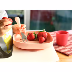 BEABA 913462 Couvert pour tout-petits Couverts pour enfants en bas âge Rose Acier inoxydable - Vue supplémentaire 4