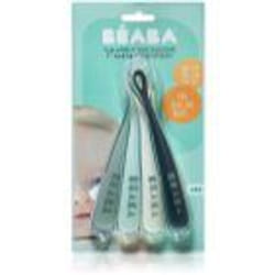 Beaba Silicone Spoon Set of 4 ergonomic silicone spoons Eucalyptus 4 pcs