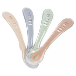 Béaba 4 Cuillères Silicone 2ème Âge 8 Mois et +
