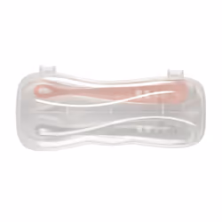 BEABA 913469 cuillère Silicone Gris, Rose 2 pièce(s)