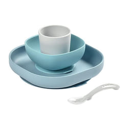 Beaba Service de repas bébé 4 pcs Silicone Jungle
