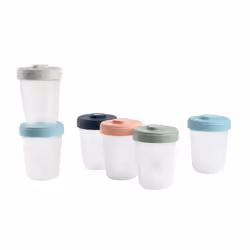 BEABA 913499, 250 ml, Lavable au lave-vaisselle, Adapté au congélateur, Adapté au four à micro-ondes