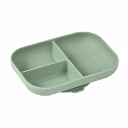 BEABA 913549, Assiette pour enfant en bas âge, Vert, Silicone, Garçon/Fille