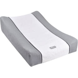BEABA Housse pour Matelas à Langer Sofalange 100% Coton Nid dabeille Eponge Moelleuse - Light Mist