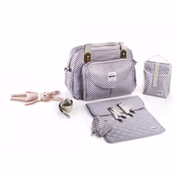 BEABA Geneva II Sac à main Gris Polyester