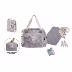 BEABA Geneva II Sac à main Gris Polyester - Vue supplémentaire 4