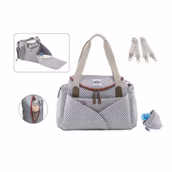 BEABA Sydney II Sac à main Gris Polyester