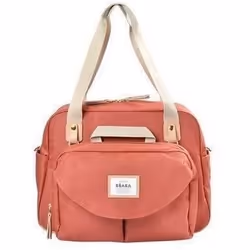 BEABA, Sac a langer Geneve ll, Modulable, Grande contenance, Rangements multiples, Pochette avant amovible, Terracota - TU