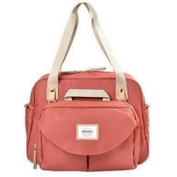 BEABA, Sac a langer Geneve ll, Modulable, Grande contenance, Rangements multiples, Pochette avant amovible, Terracota - TU