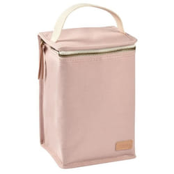 BEABA Pochette repas bébé isotherme rose poudré