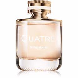 Laissez vos sens tomber sous le charme d’un parfum vif et élégant qui souligne votre caractère. L’eau de parfum pour femmes Boucheron Quatre et son flacon inspiré de la tradition expriment l’équilibre entre notre monde moderne et l’héritage du monde ancien