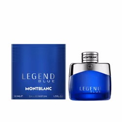 Montblanc Legend Blue, Hommes, 50 ml, Flacon non réutilisable, Parfum liquide, Menthe, Cèdre, Bois de santal