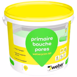 Primaire dadhérence pour supports absorbants WEBER.PRIM RP - Seau de 25 Kg