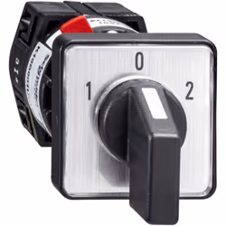 Commutateur inverseur à came 2P 10A avec position zéro Commutateur inverseur bipolaire fabriqué par Schneider Electric à inst ...