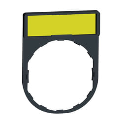 Schneider Electric - Harmony - porte-étiquette 30x40 + étiquette vierge 8x27 - fond blanc ou jaune (ZBY4101)