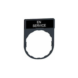 Harmony Porte Étiquette 30 X 40 Mm Standard - Ø22 - Avec Étiquette En Service Schneider Electric Schzby2111