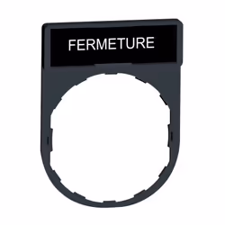 Harmony XB4 XB5 - porte-étiquette + étiquette repérée - pour unités de commande & signalisation Ø 22 mm - 30 x 40 mm - 1 côté ...