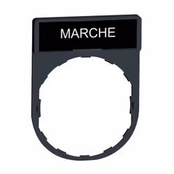 Harmony XB4 XB5 - porte-étiquette + étiquette repérée - pour unités de commande & signalisation Ø 22 mm - 30 x 40 mm - 1 côté ...