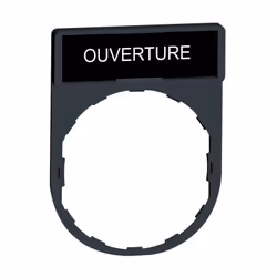 Harmony XB4 XB5 - porte-étiquette + étiquette repérée - pour unités de commande & signalisation Ø 22 mm - 30 x 40 mm - 1 côté ...